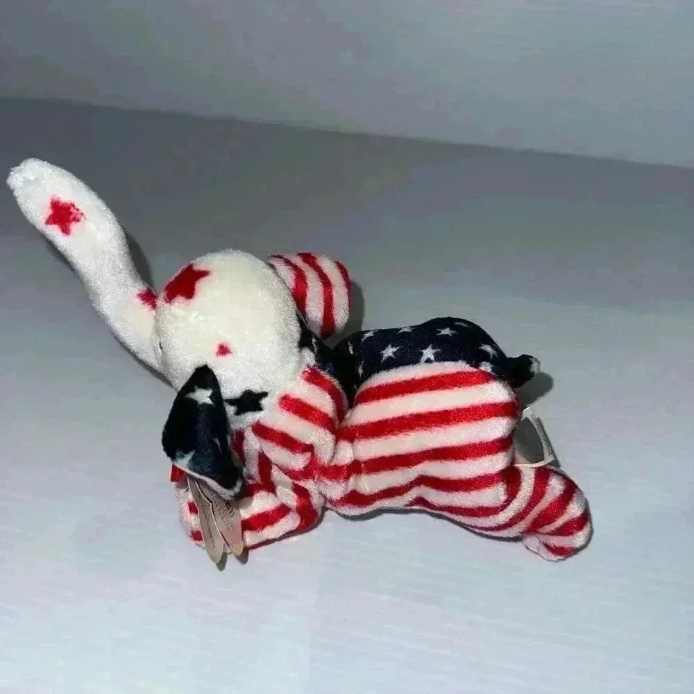New!Lefty & Righty 2000 Ty Beanie Babies Original Tags Stars & Stripes Election! - Picture 15 of 16